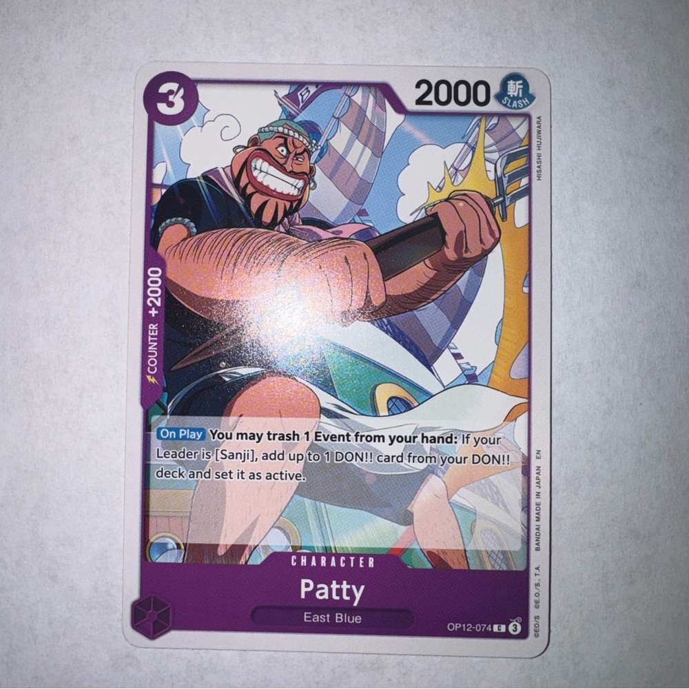 Patty OP12-074 Legacy of the Master One Piece 002474